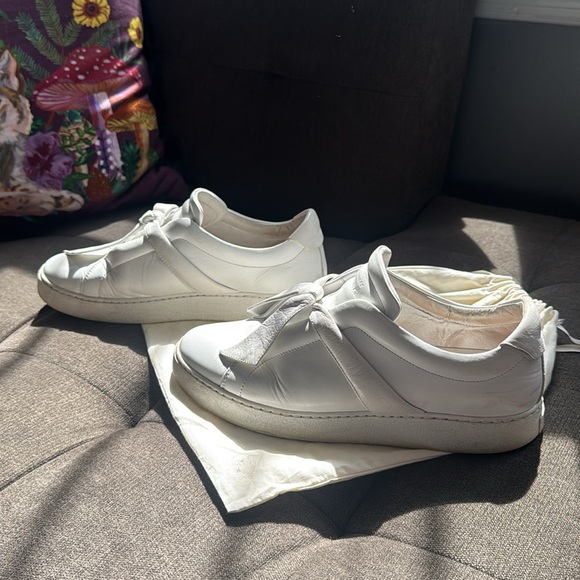 Alexandre Birman White Leather Sneakers, Women’s 39 (8.5)